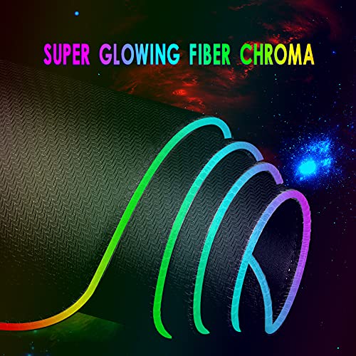 RGB Gaming Mouse Pad 31.5" x 12" – Large Extended LED Mouse Pad with 11 Lighting Modes, World Map