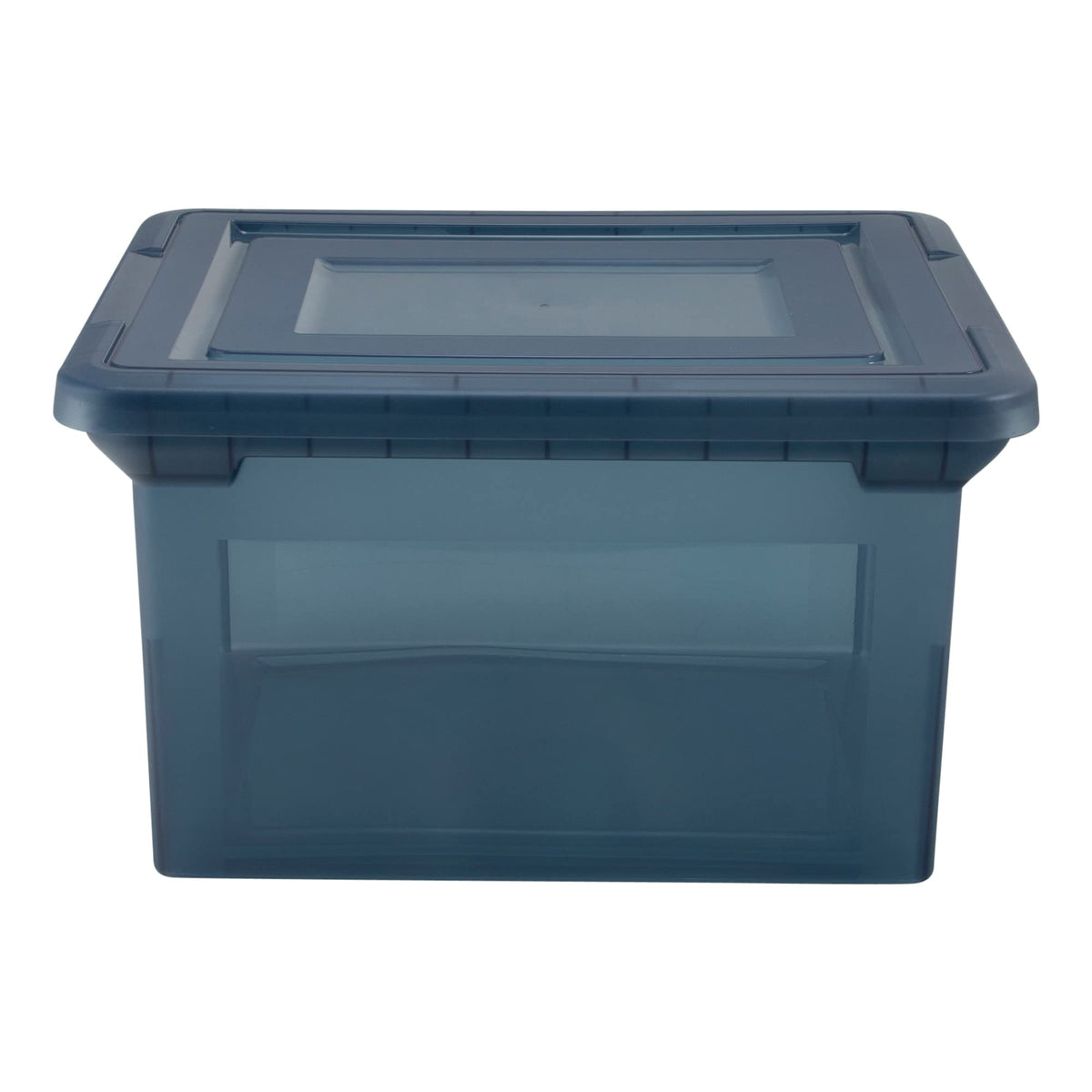 Office Depot® Brand File Tote, 35 Qt, Letter/Legal Size, 10-13/16"H x 13-5/8"W x 18" D, Copen Blue