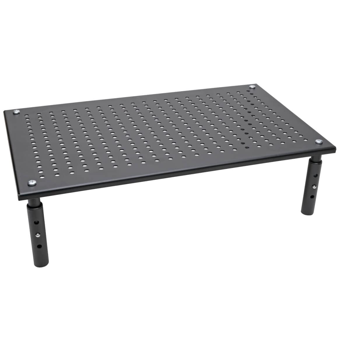 Tripp Lite Computer Monitor Stand, Adjustable Height, 18 x 11 in., Metal, Black (MR1812M)