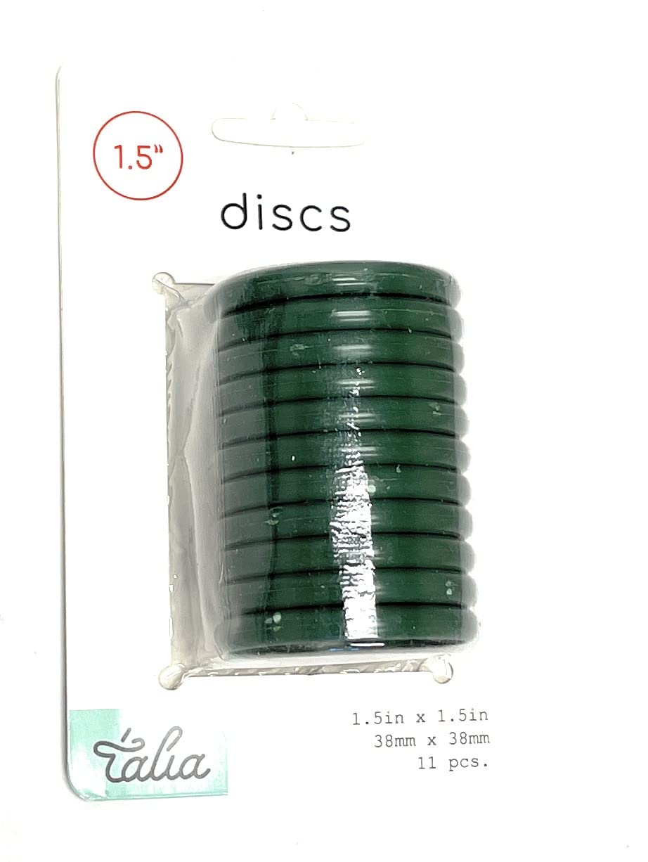 Talia Discbound Notebook - Discs (Green Olive, 1.5inch)