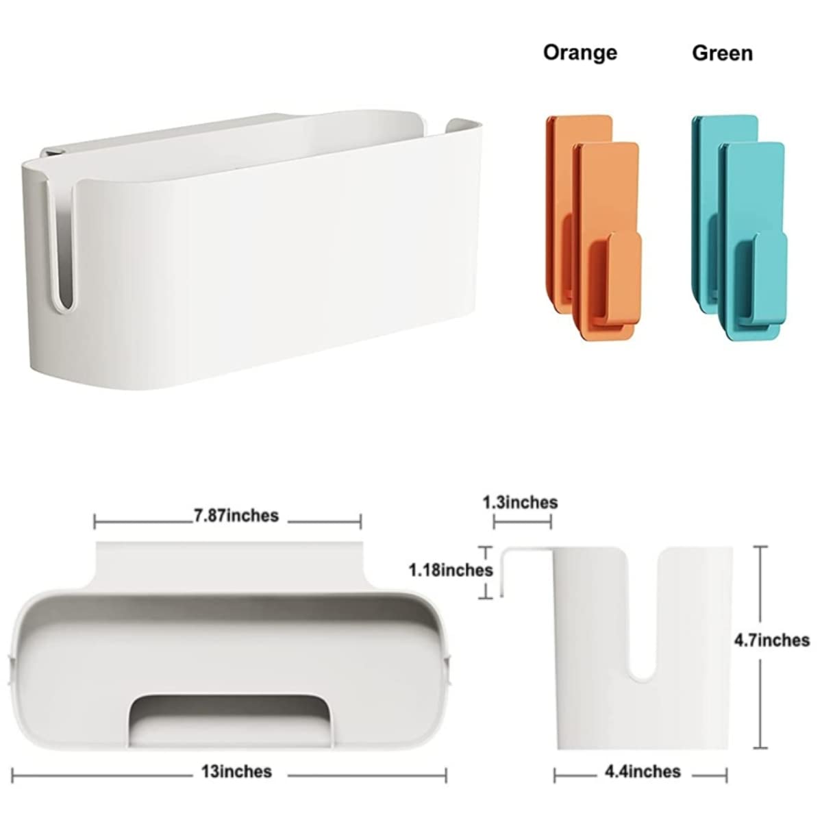 HYOATREA Bedside Caddy Organizer Hanging Storage Shelf Top Bunk Bed Accessories for Dorm Room Baby
