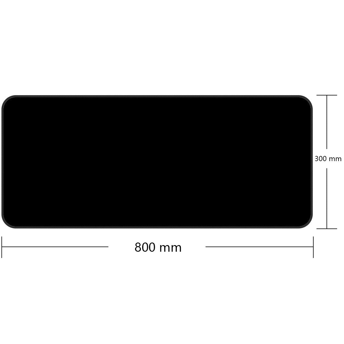 Qisan Large Gaming Mouse Pad with Nonslip Base-31.5x11.8x0.15 Inch|Extended XXL Size, Heavy|Thick