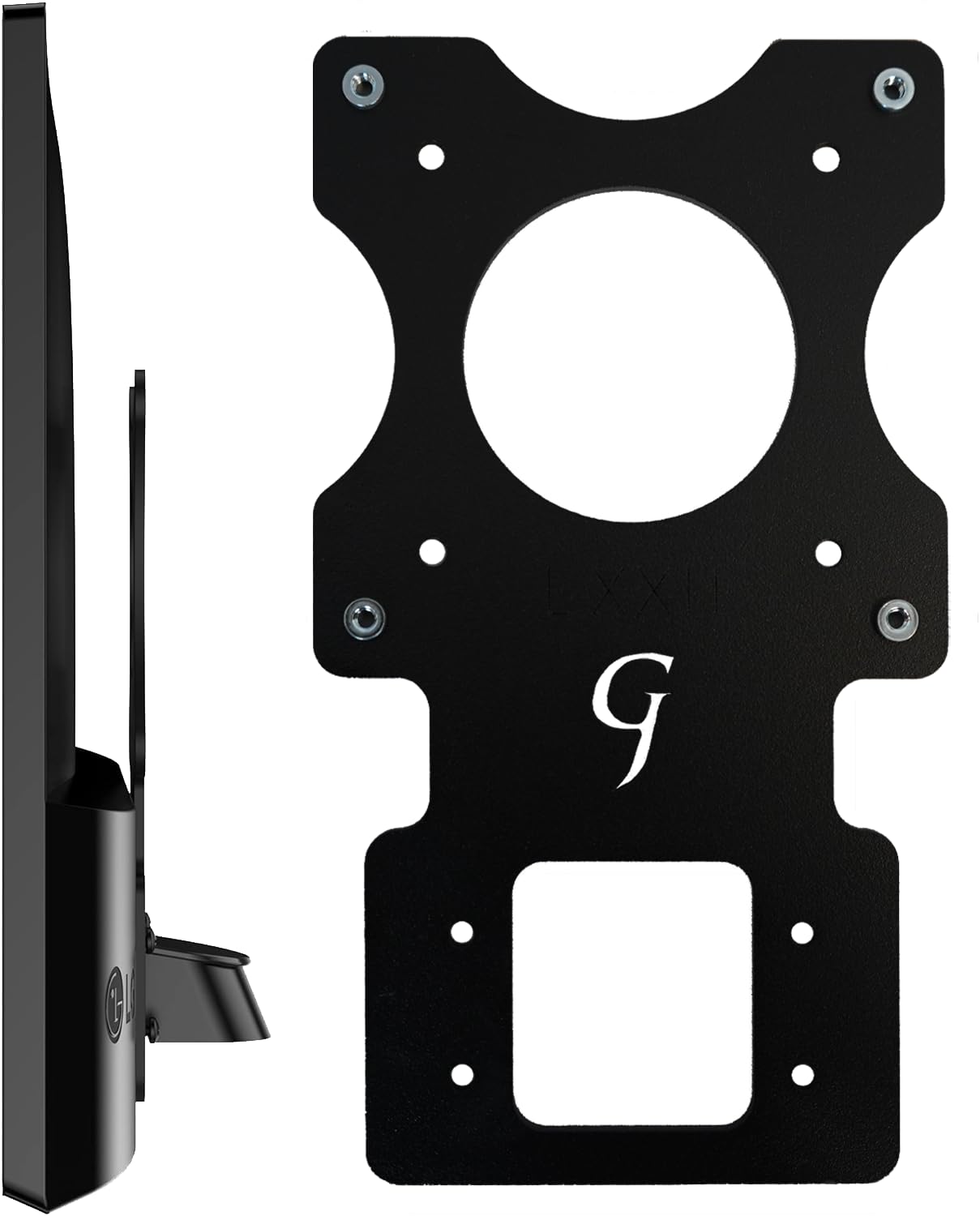 Gladiator Joe Monitor Arm/Mount VESA Bracket Adapter Compatible with LG 24MP58VQ, 24MP58VQ-P