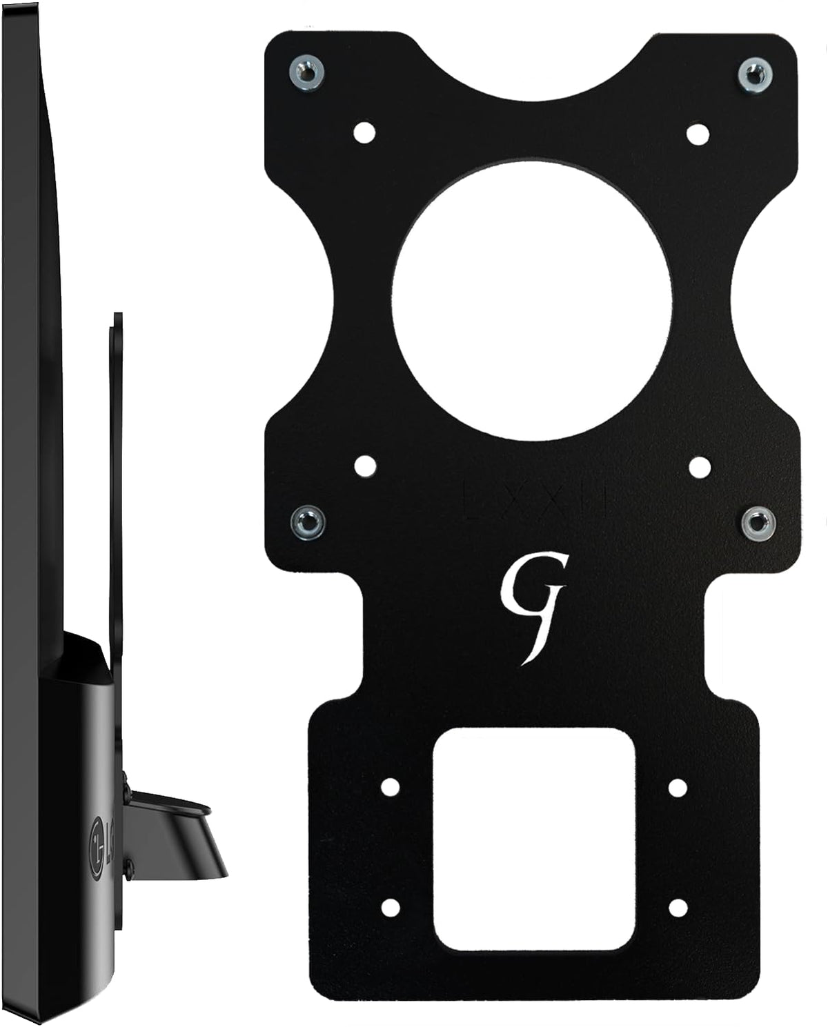 Gladiator Joe Monitor Arm/Mount VESA Bracket Adapter Compatible with LG 24MP58VQ, 24MP58VQ-P