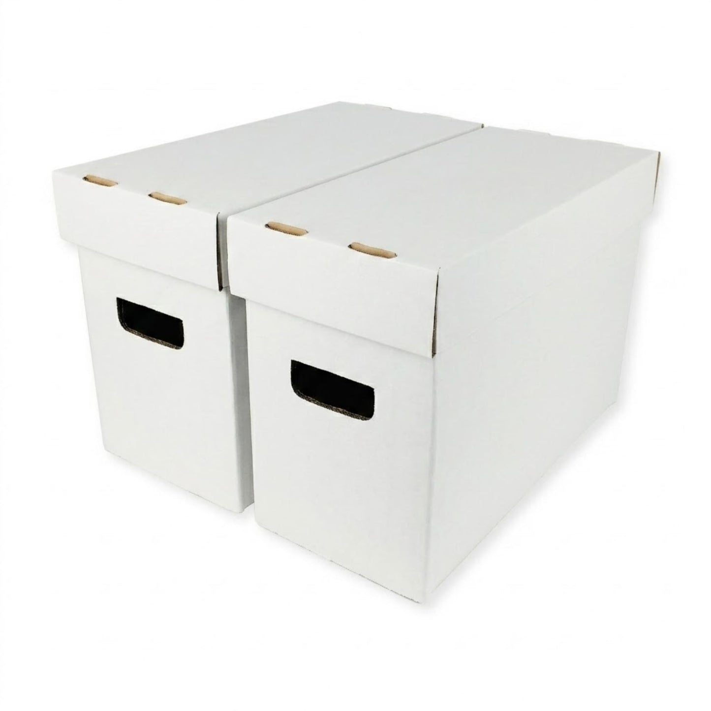 Max Protection Comic Book Storage Short Boxes - 2-Pack