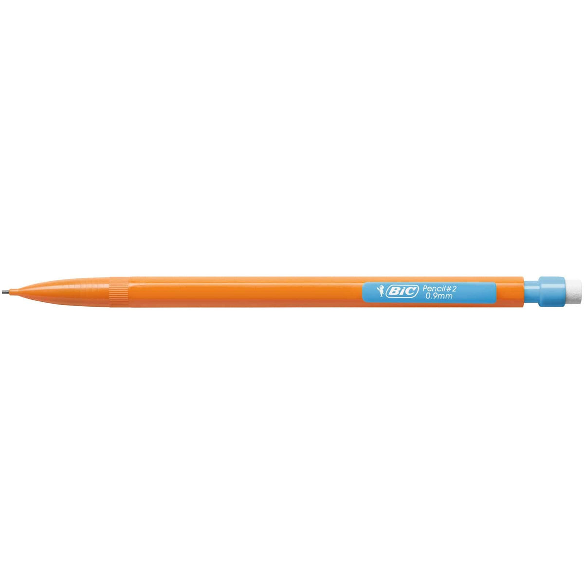 BIC Matic HB Mechanical Pencils and Eraser, Assorted Barrel Colours with Fine Point (0.9 mm), Pack
