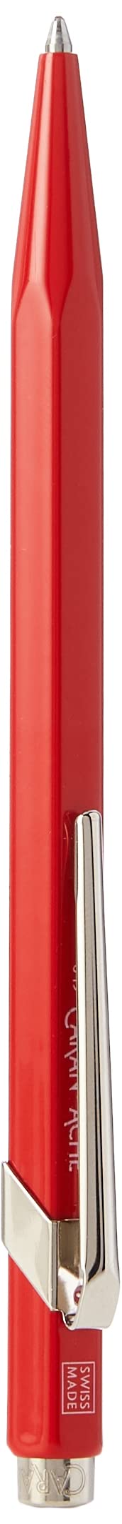 CREATIVE ART MATERIALS Caran D'ache Ballpoint Pen, Metal Red (849.070)