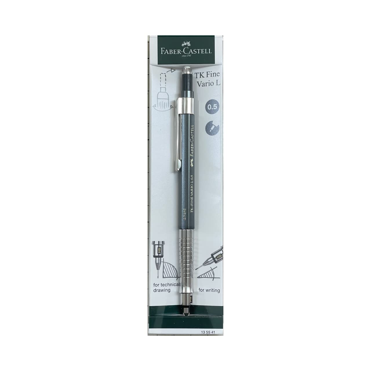 Faber Castell TK-FINE Vario Large Mechanical Pencil 0.5mm Graphite