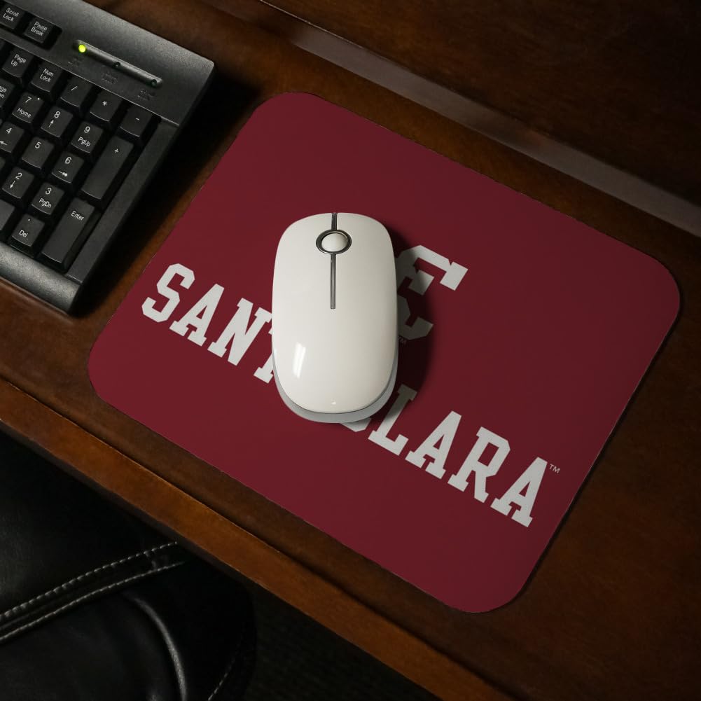 Santa Clara University Primary Logo Low Profile Thin Mouse Pad Mousepad