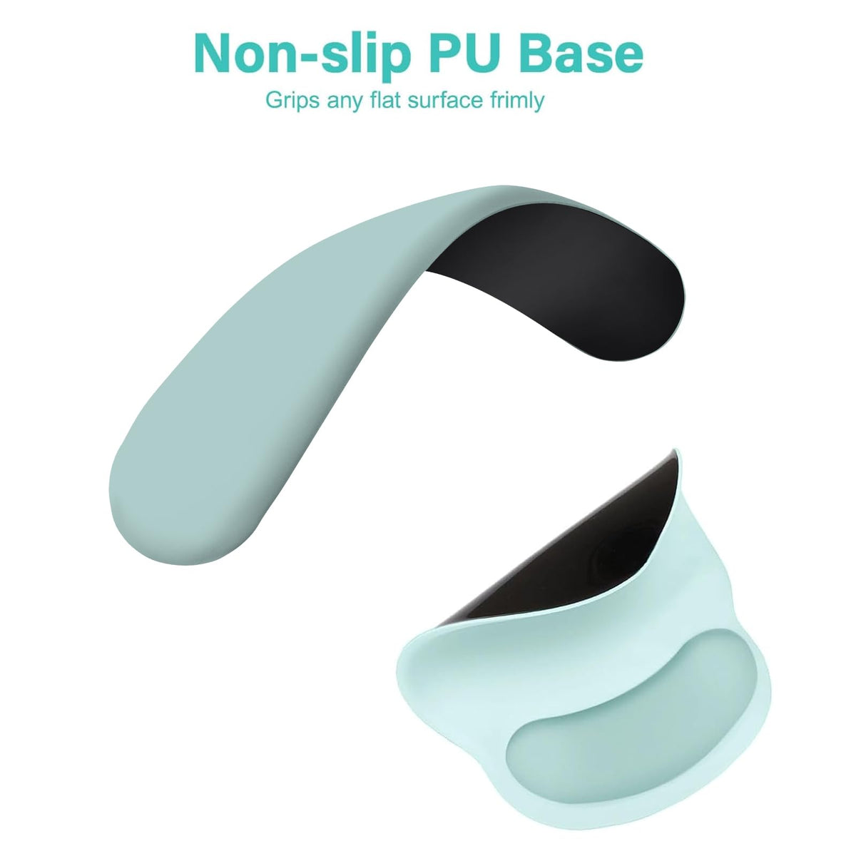 MOSISO Wrist Rest Support for Mouse Pad&Keyboard Set, Aquamarine