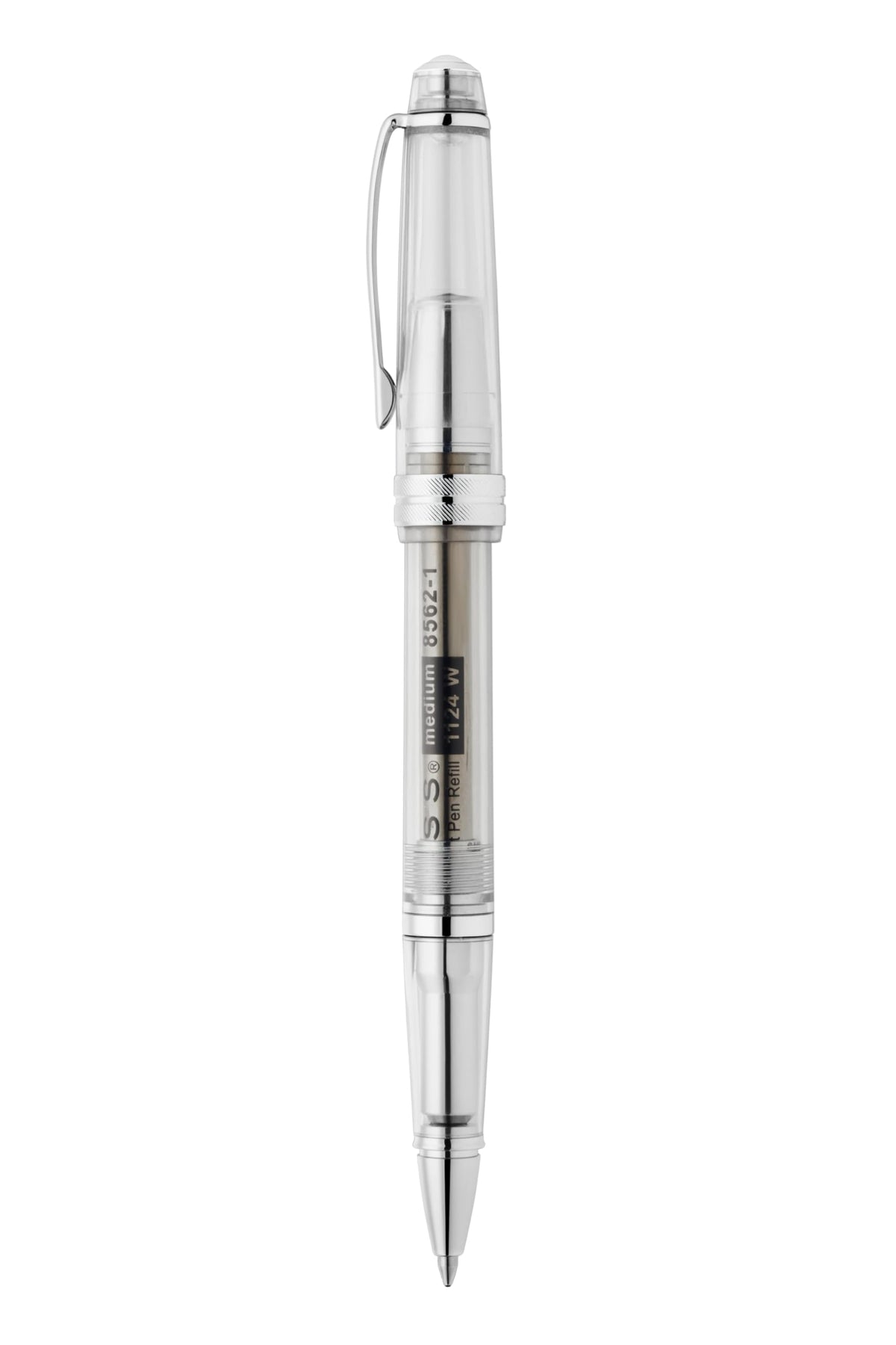 Cross Bailey Light Translucent Clear Ballpoint Pen, Medium Point, Black Ink