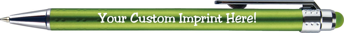 Personalized Pens with Stylus Tip -Bright Vibes- Click action - Custom - Black writing - Printed