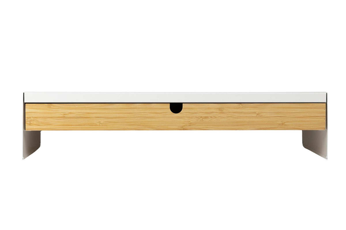 ProTuning Monitor Stand with Drawer 47x26x10 cm White