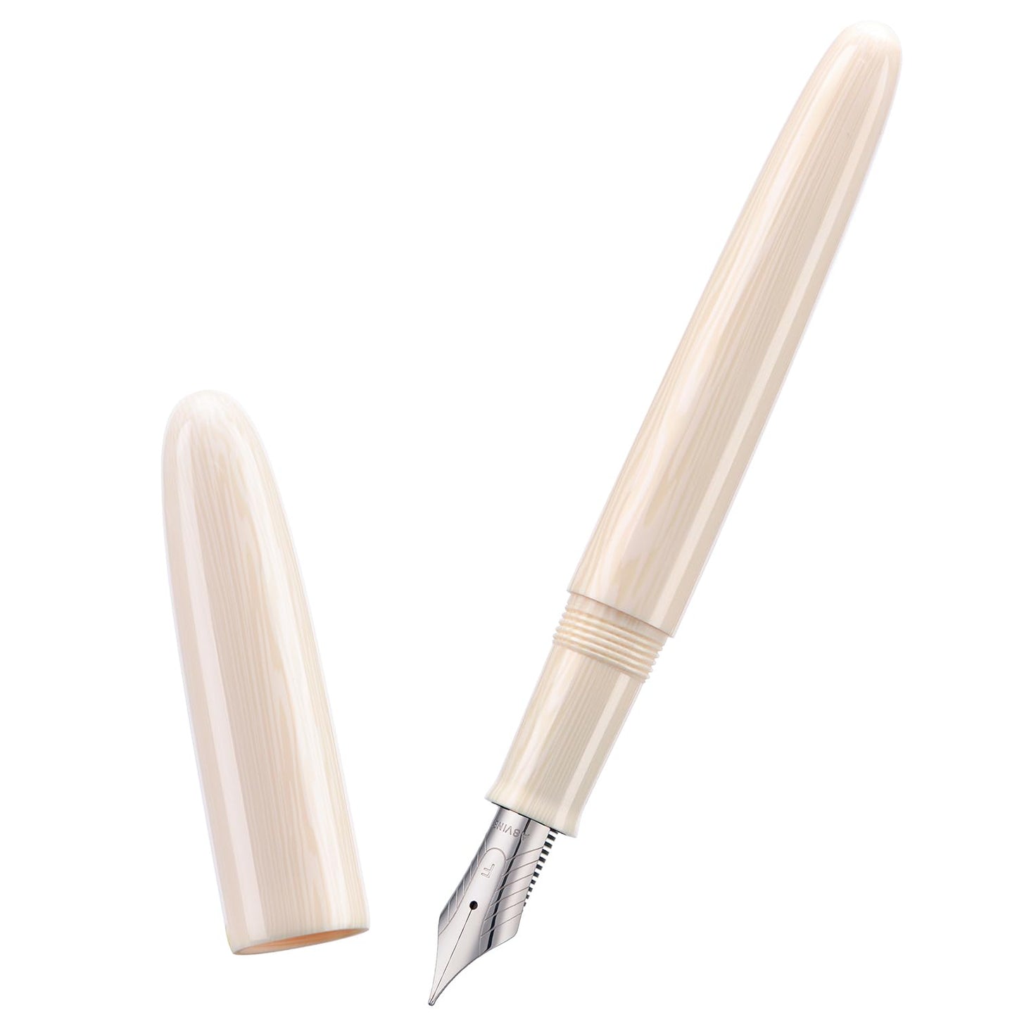 Asvine C80 Fountain Pen #8 Stub 1.1mm Nib Large Handcraft Pen with Converter Pen Box Collection Set