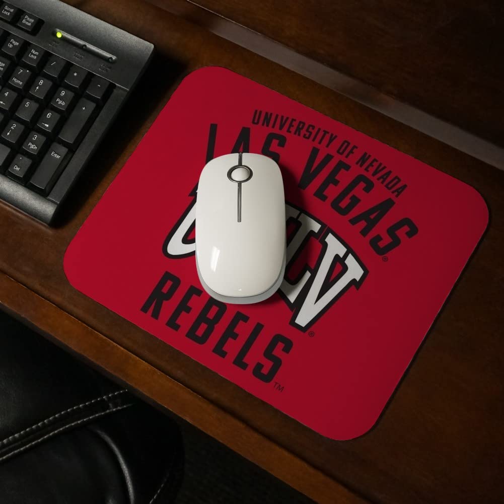 University of, Las Vegas Rebels Logo Low Profile Thin Mouse Pad Mousepad