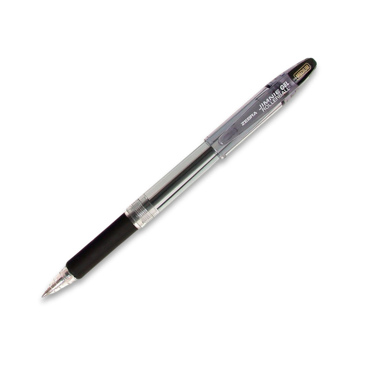 Zebra Pen Jimnie Rollerball Gel Pens, Medium Point 0.7 mm, 24-Count (20 Black, 4 Blue)