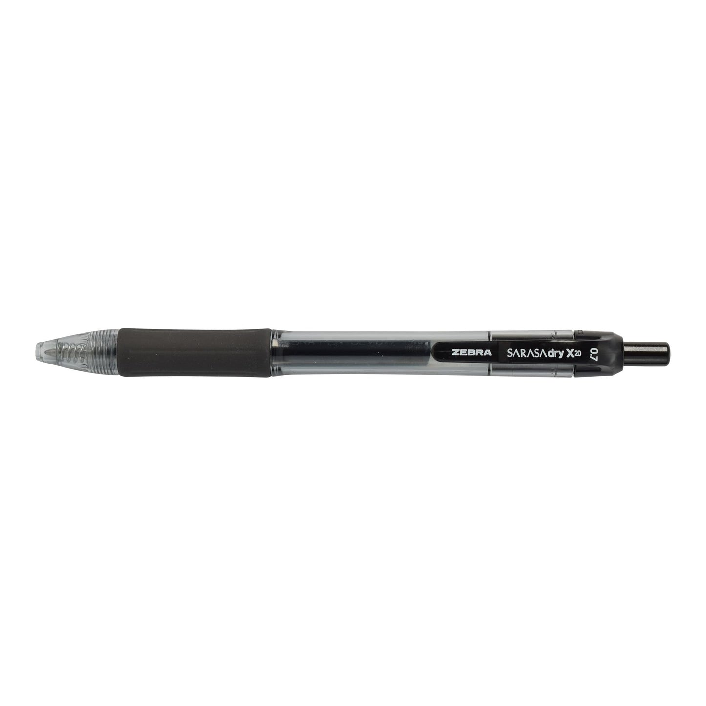 Zebra Pen SARASA X20 Retractable Gel Pen, Black, Blue, Red, 0.7mm, 24-Pk