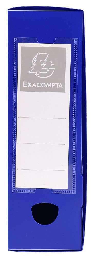Exacompta - Ref 59832E - Plastic Filing Box - 250 x 330mm in Size, Suitable for Holding A4