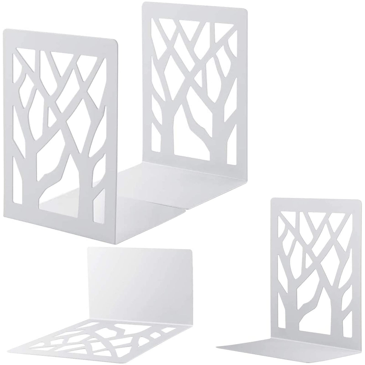 MSDADA Book Ends, Bookends, Book Ends for Shelves, Bookends for Shelves, Book Ends for Heavy Books