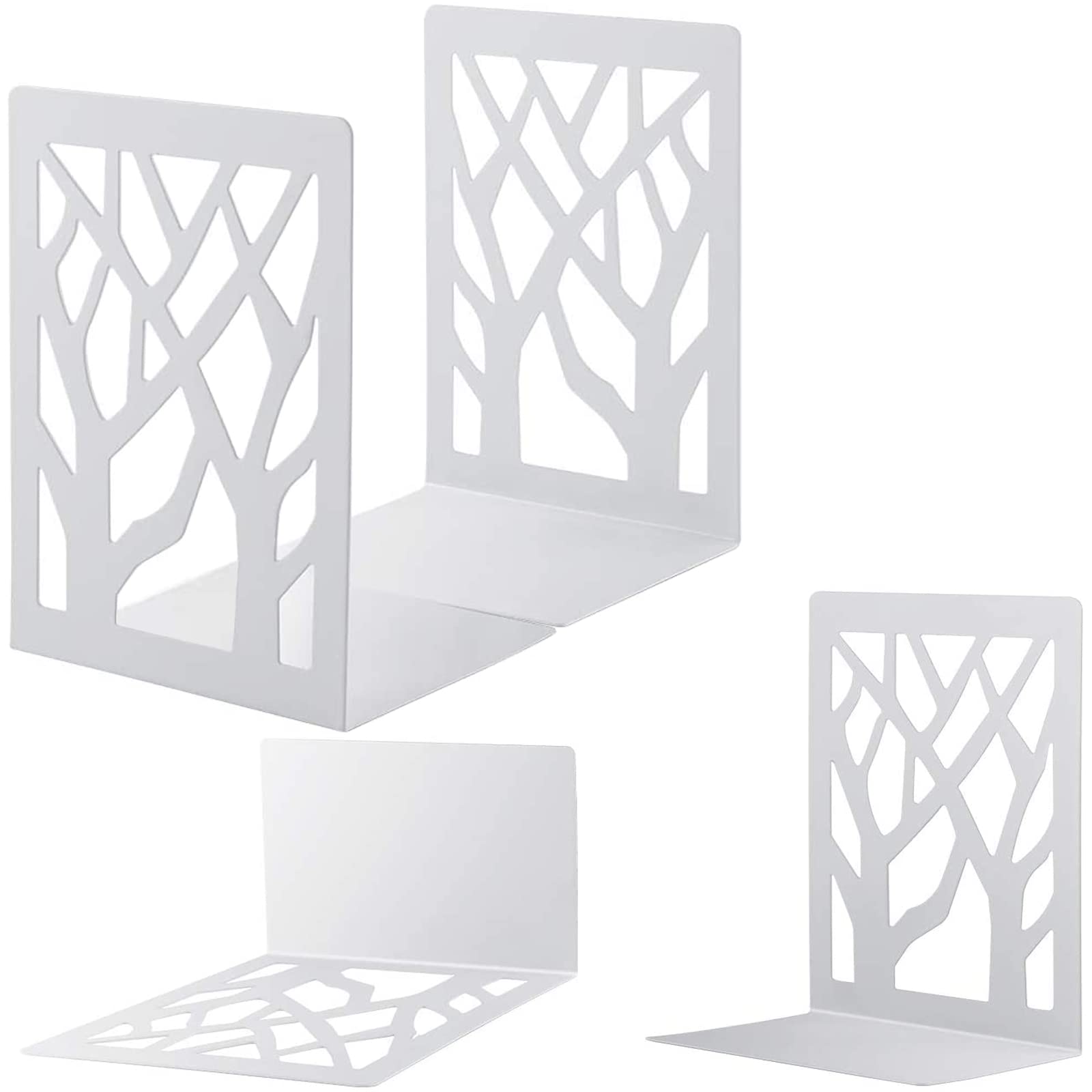 MSDADA Book Ends, Bookends, Book Ends for Shelves, Bookends for Shelves, Book Ends for Heavy Books