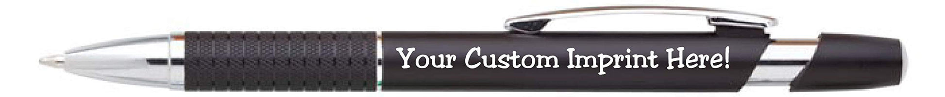 ExpressDesigns™ Personalized Ballpoint Pens Click action Custom Black writing ink - The Sleeker