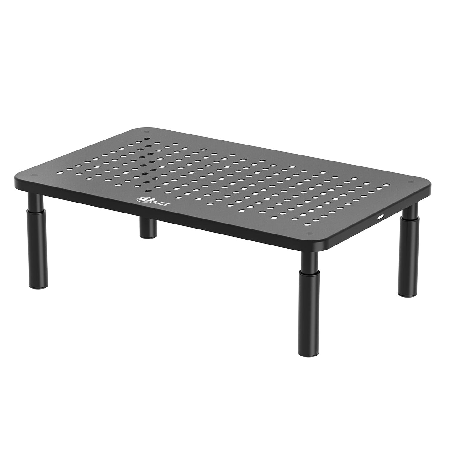 WALI Dual Monitor Stand for Desk, Adjustable Laptop Riser, up to 44 lbs