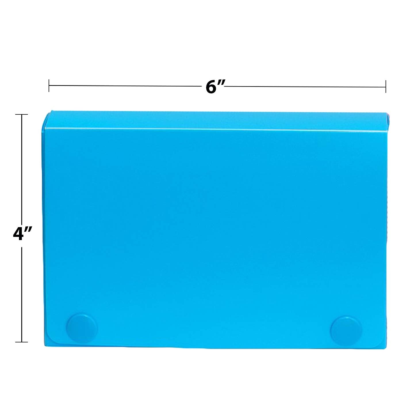 Index Card Case, 4x6 Inch Index Card Holder, Fits Up to 200 Cards Per Case - with 5 Dividers and