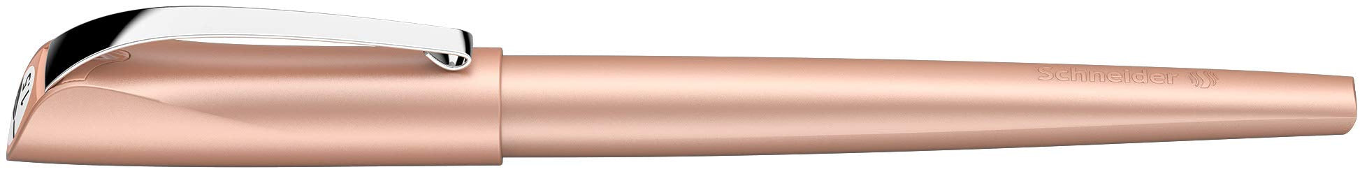 Schneider Callissima Calligraphy Fountain Pen, 1.5 mm, Refillable, Metallic Apricot Barrel, Apricot