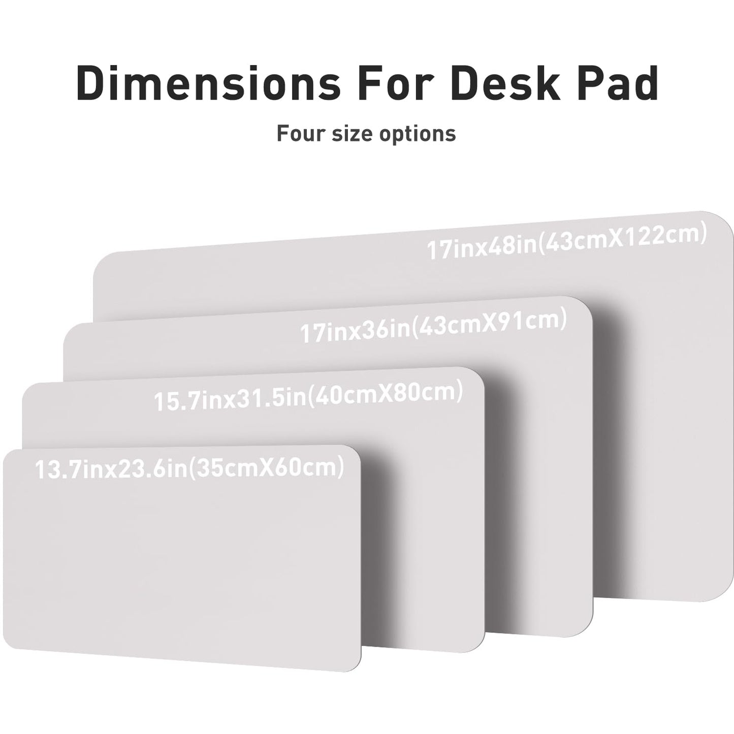 Aothia Large PU Leather Desk Pad Protector – Non-Slip Mouse Pad & Writing Mat for Office/Home