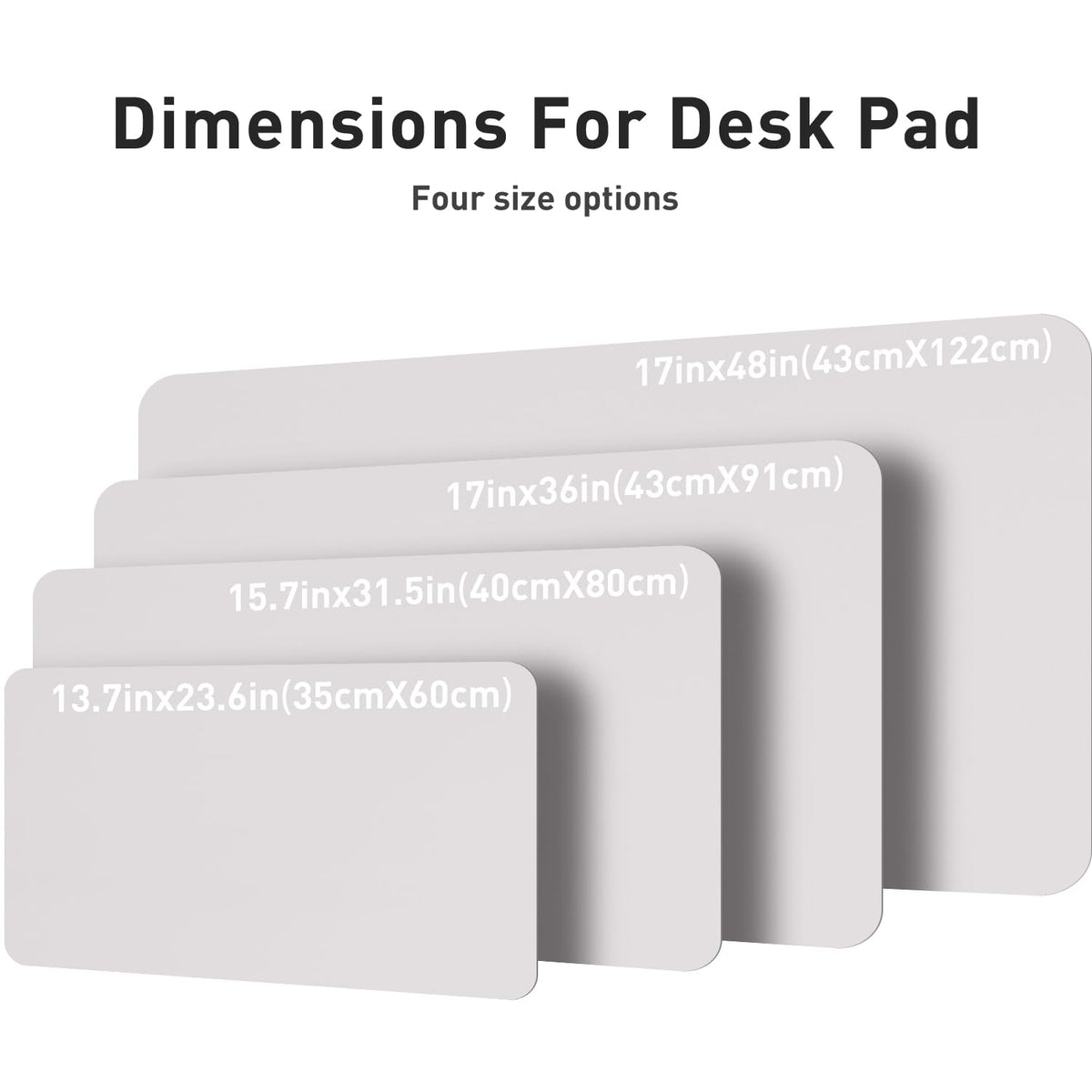 Aothia Large PU Leather Desk Pad Protector – Non-Slip Mouse Pad & Writing Mat for Office/Home