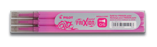 PILOT Refills for Frixion Point Rollerball 0.5 mm (Pack of 3) - Pink