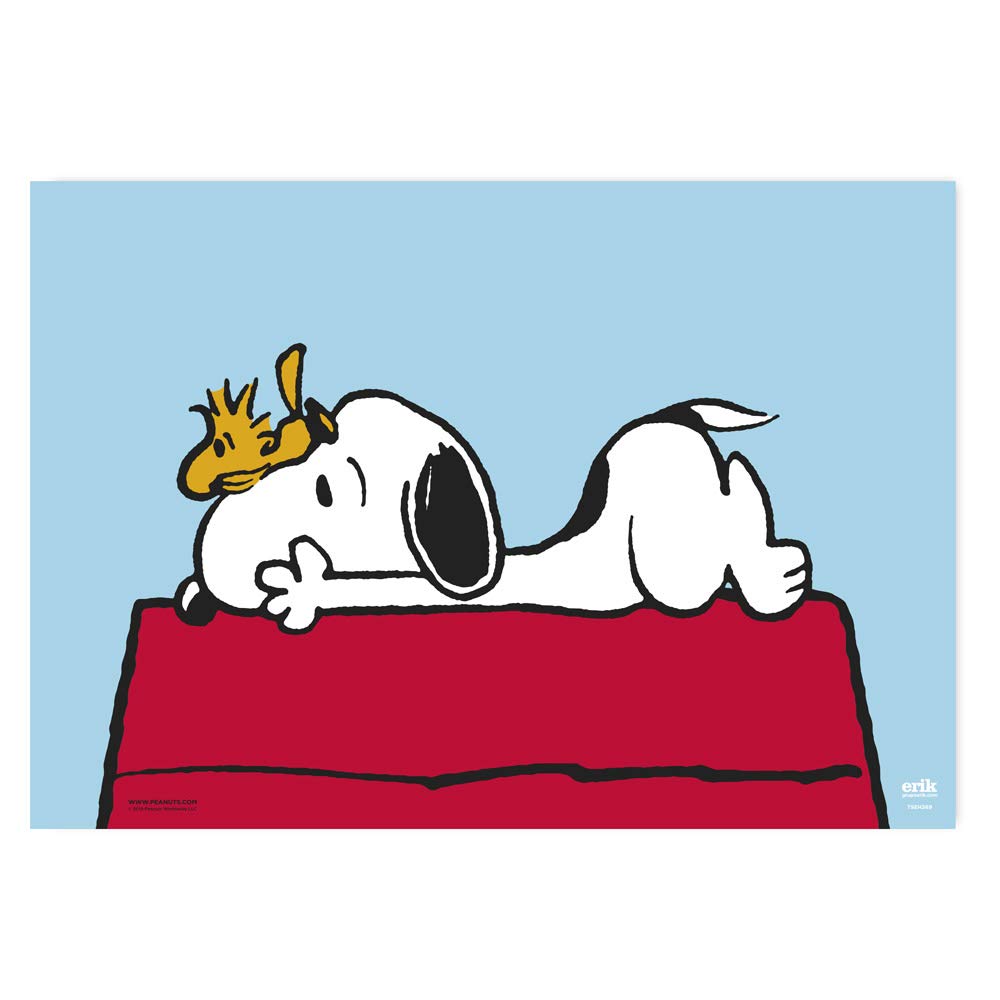 Grupo Erik Desk Mat - Snoopy Stationery | 13.5 x 19.5 inches - 34.5 x 49.5 cm Pad Desk Protector