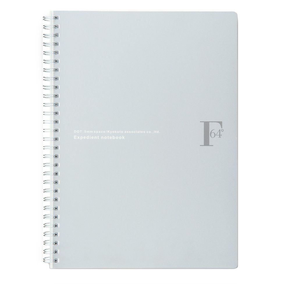 Kyokuto FOBCOOP Ring Notebook, Dot Rule, B5, PTD03SV, Silver