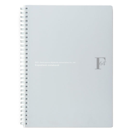 Kyokuto FOBCOOP Ring Notebook, Dot Rule, B5, PTD03SV, Silver