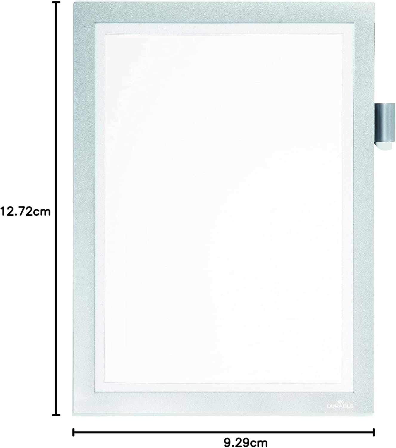 Durable Magnetic Frame Duraframe Note A4, Silver, Self-Adhesive