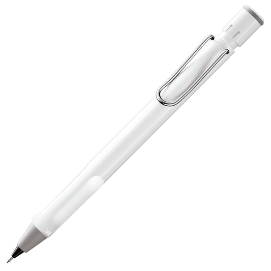 LAMY safari white - Mechanical Pencil with ergonomic grip & body made of robust ASA plastic - ideal