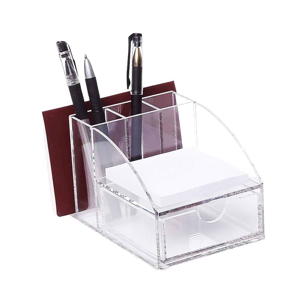 Ikee Design Acrylic Premium Desktop Office Supplies Organizer