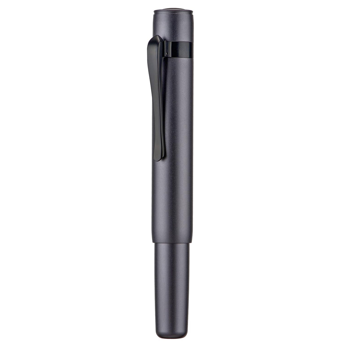 HONG DIAN M2 Black Forest Mini Fountain Pen, Fine Soft Nib & Sleek Shape Aluminium Short Pocket