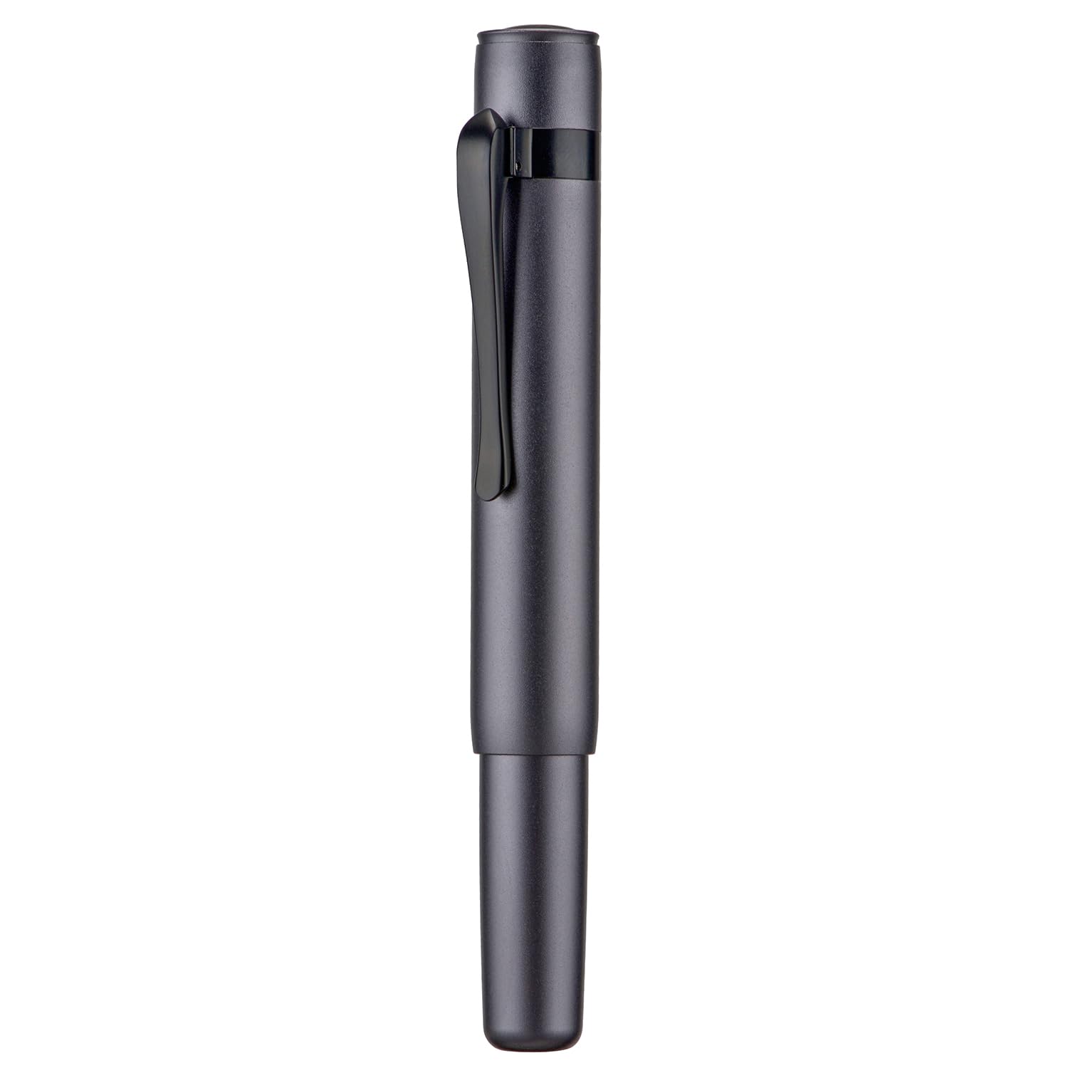 HONG DIAN M2 Black Forest Mini Fountain Pen, Long Blade Nib & Sleek Shape Aluminium Short Pocket