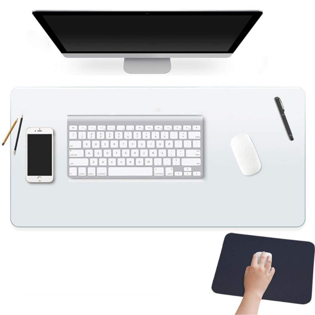 24 X 60 Inch XL Desk Pad Protector Clear Desk Mats Blotter on Top of Desks for Laptop Computer