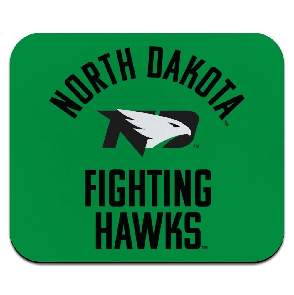 North Dakota Fighting Hawk Low Profile Thin Mouse Pad Mousepad