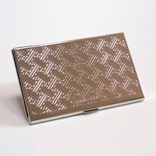 Antique Alive Mother of Pearl Design RFID Blocking Protection Business Card Case, Credit Card