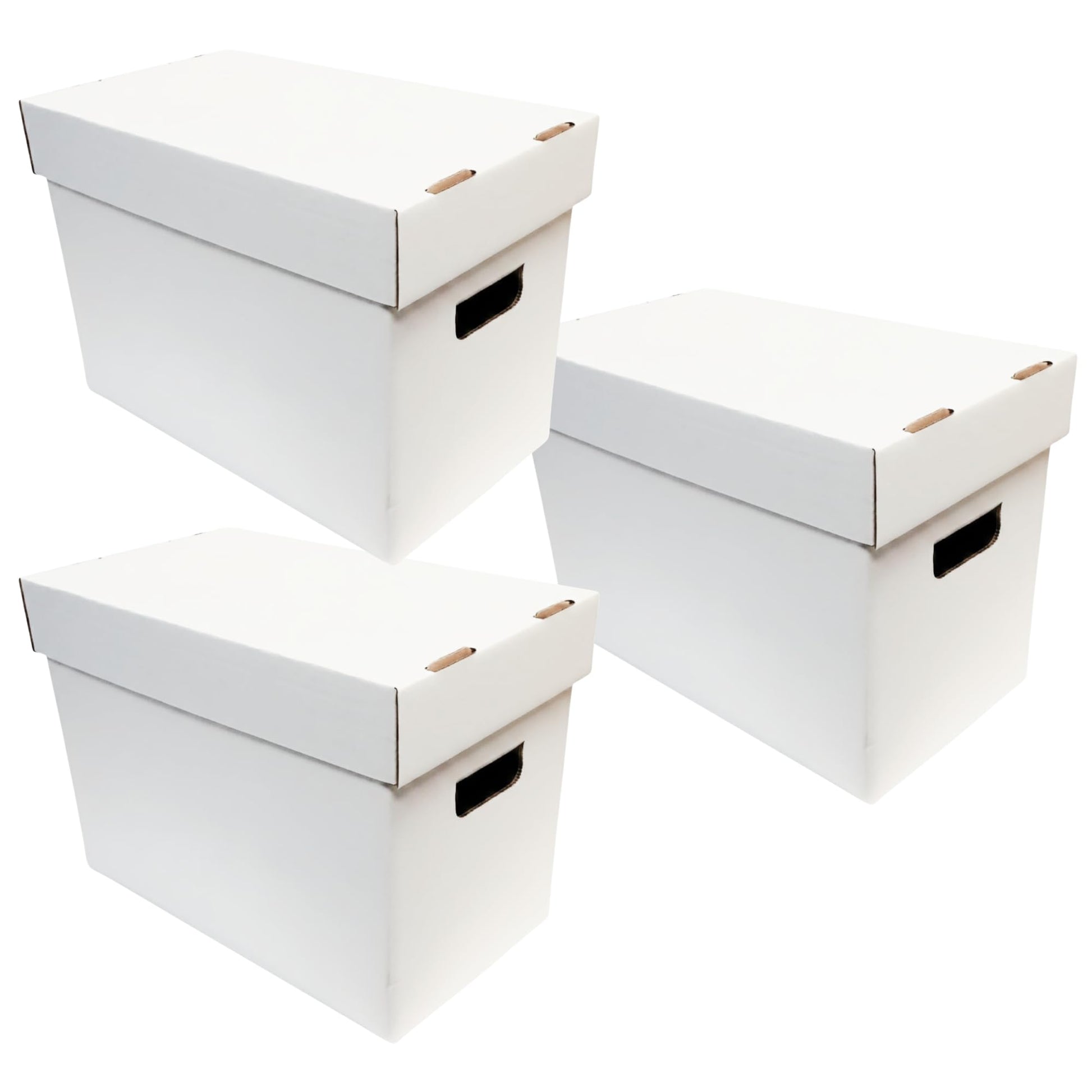 Max Protection Magazine Storage Boxes with Lids - Heavy Duty, 3 Pack