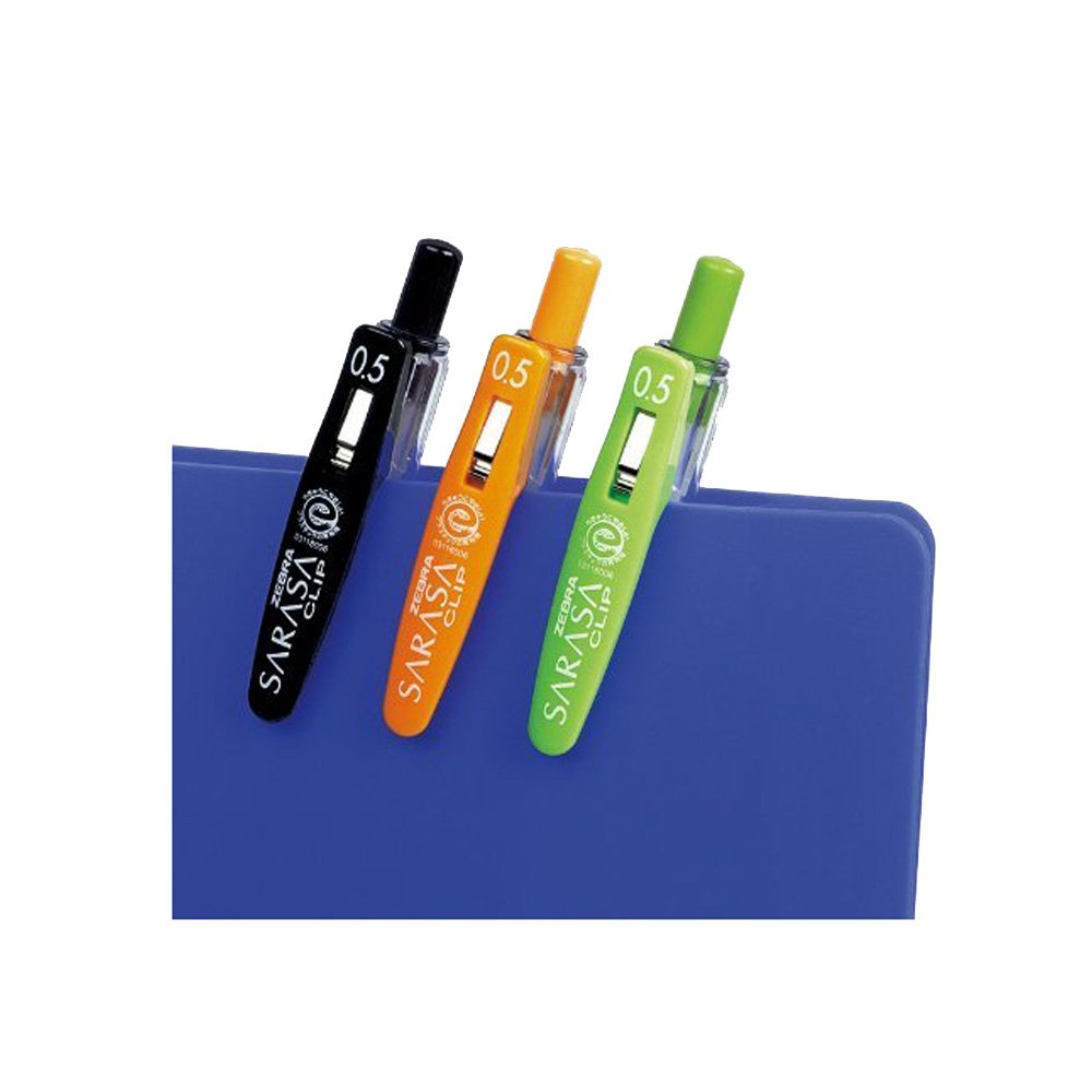 Zebra Gel Ballpoint Pen Sarasa Clip 0.5 Orange 10pcs B-JJ15-OR