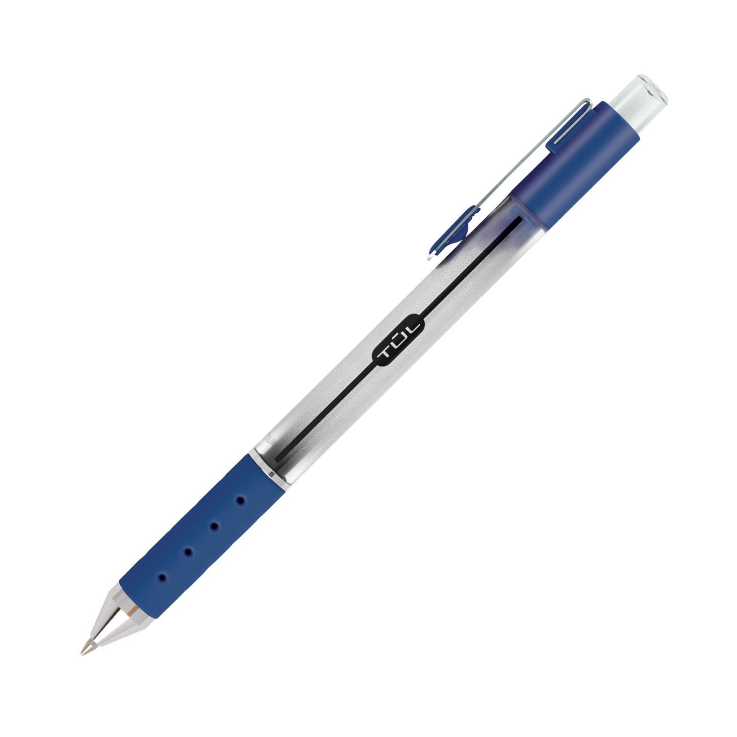 TUL® GL Series Retractable Gel Pens, Medium Point, 0.7 mm, Silver Barrel, Assorted Standard &