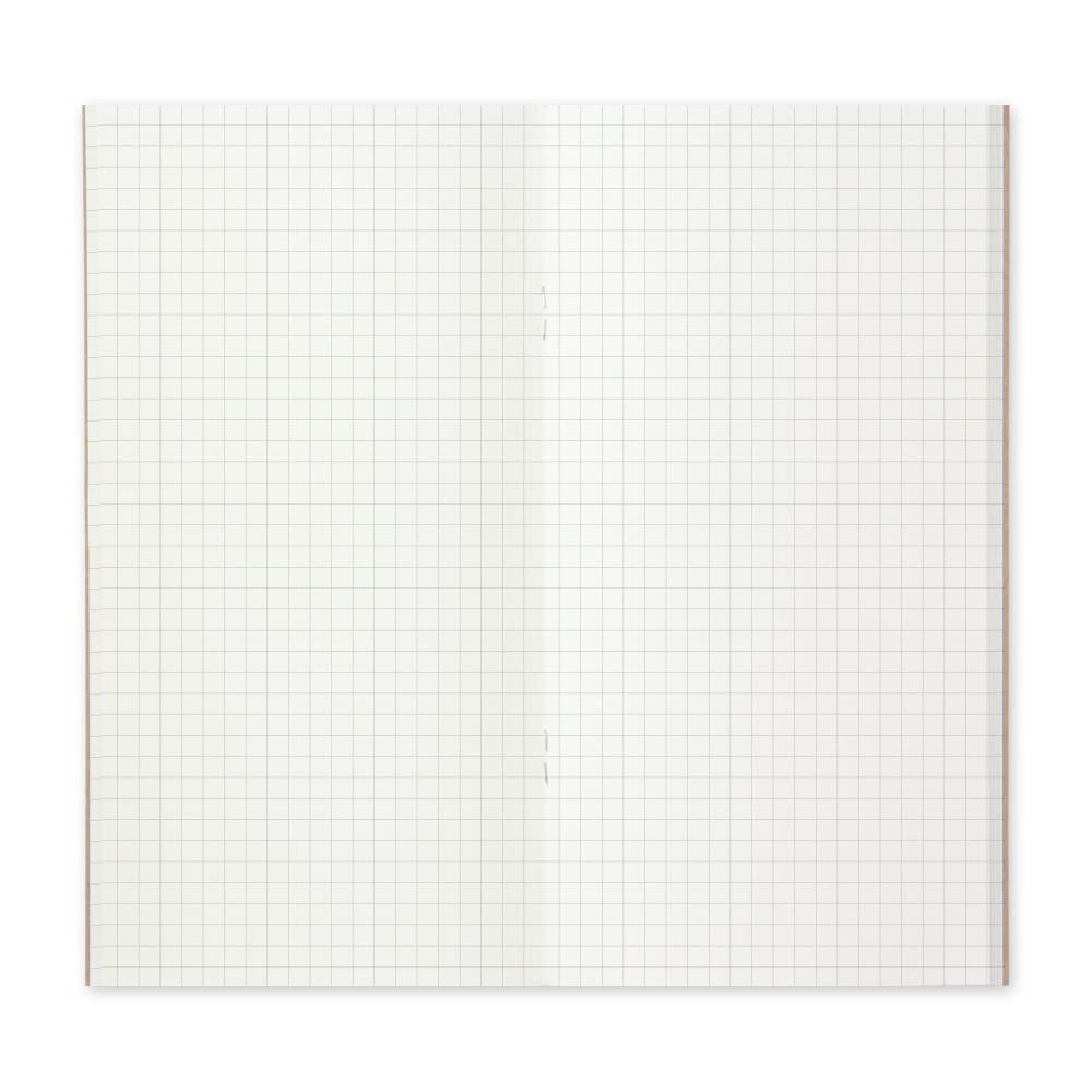DESIGNPHIL 14246006 Midori Traveler's Notebook, Refill, Squared, 2-Pack, Regular Size