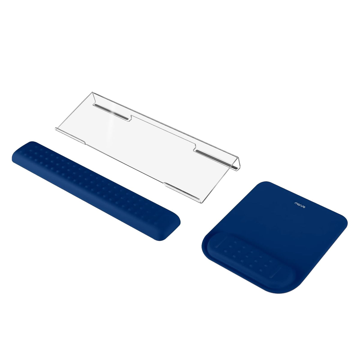 MOSISO Keyboard Stand&Wrist Rest Support for Keyboard &Mouse Pad Set