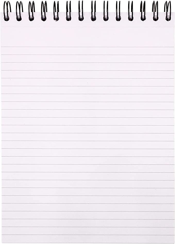 Pukka Pad, Shortie Writing Pad 3-Pack – 23.5 x 17.8cm – Wire Head-Bound Notebook with 8mm Lines on
