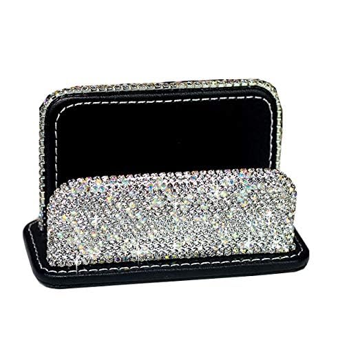 Bestbling Bling Pure Handmade Bling Bling Rhinestones Stainless Steel Metal Business Card Holder