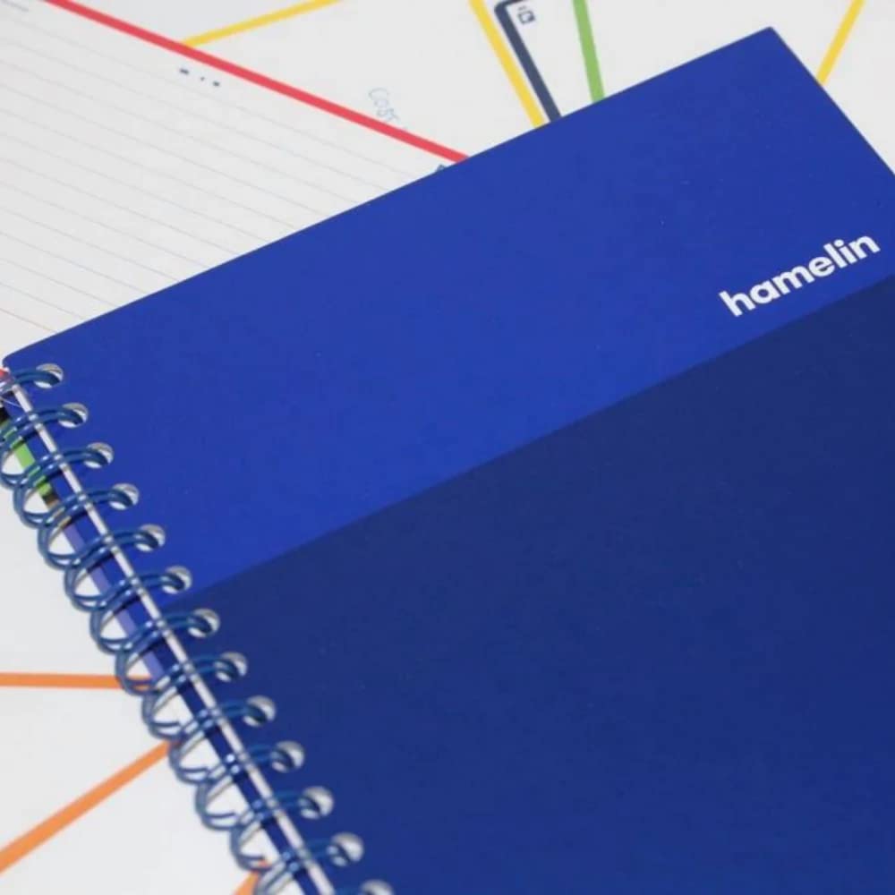 Hamelin, Spiral Notebook, 8x10in, College Ruled, Hardcover, 75shts/150 Pages, 1 Subject Notebook